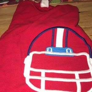 Boys football pajama set, size 8